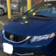 Blue Honda Civic